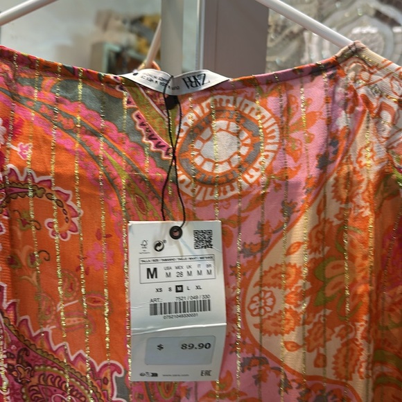 Paisley Multicolor Long Sleeve Dress - Picture 10 of 10